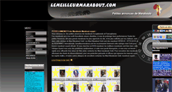 Desktop Screenshot of lemeilleurmarabout.com